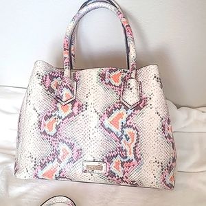 Aldo multicolored snake print bag